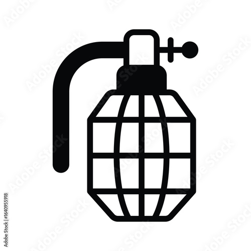 Have a look at this premium glyph icon of grenade