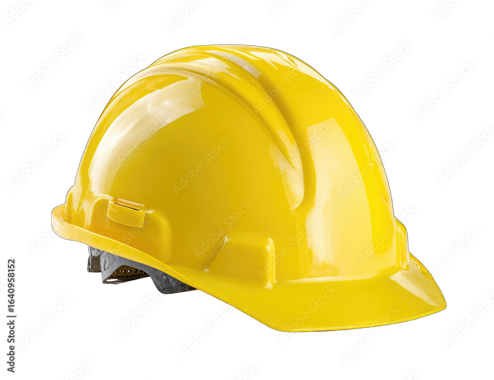 Fototapeta premium Bright yellow safety helmet (2)