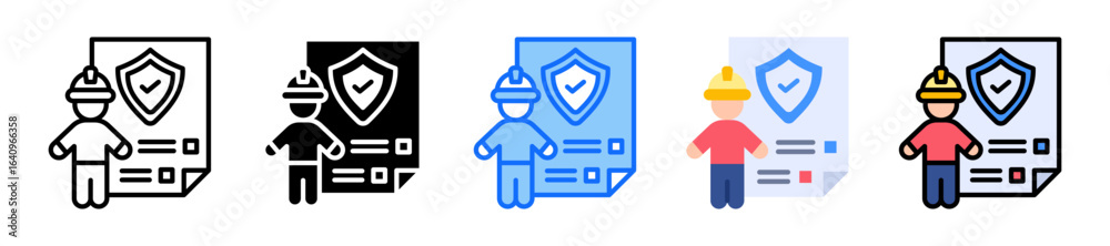 Obraz premium Compliance icon Multi Style Vector Illustration