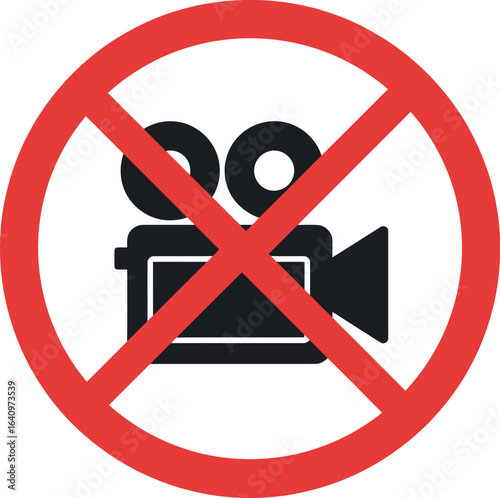 No video allowed sign
