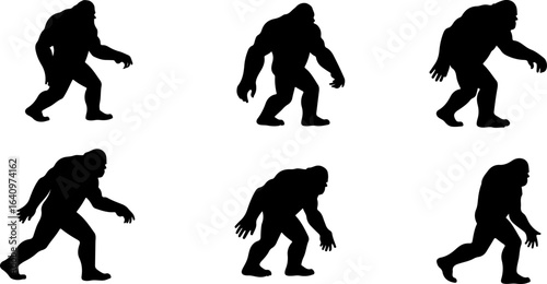 Bigfoot Silhouettes Collection" vector bundle
