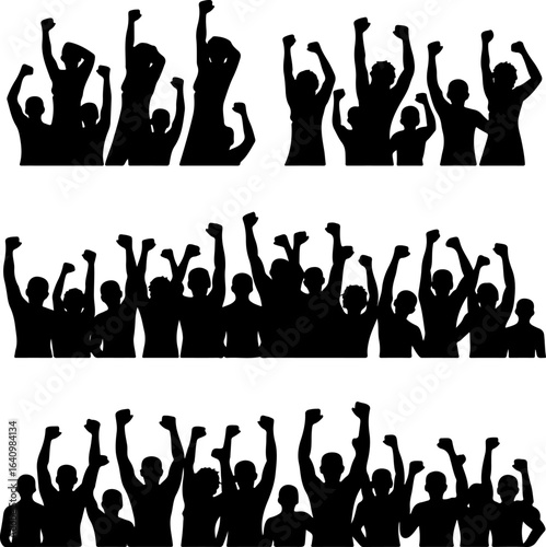 Unity and Strength human rights, activism, social justice vector graphics