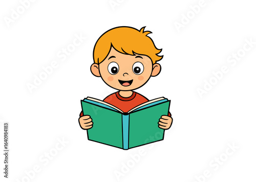 girl reading book