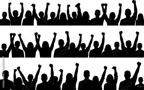 Unity and Strength human rights, activism, social justice vector graphics