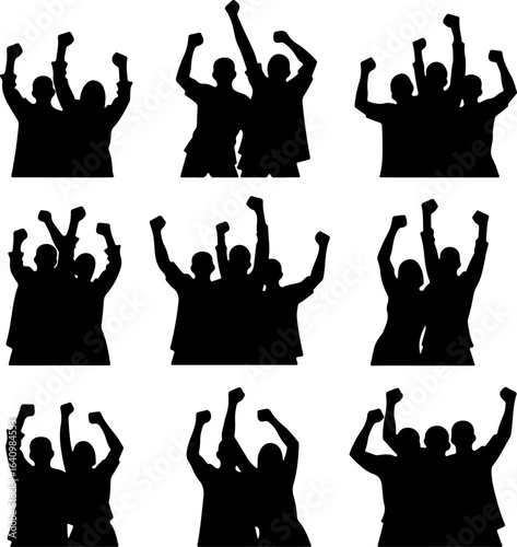 Unity and Strength human rights, activism, social justice vector graphics