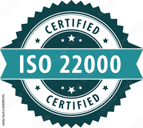 ISO 22000 Certified Seal 