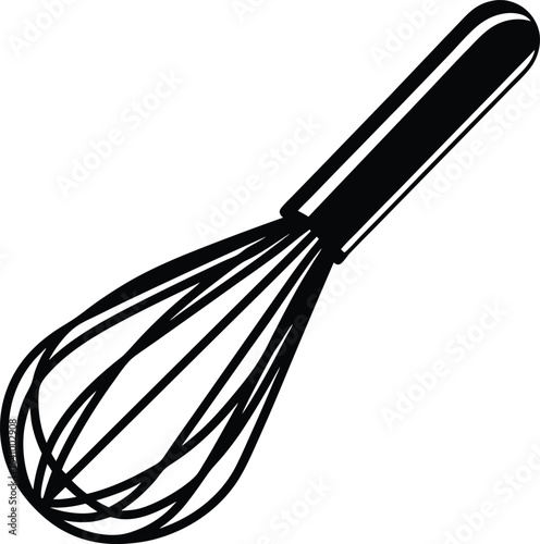 Silhouette Wire Whisk