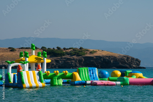 Wallpaper Mural colorful beach water playground Torontodigital.ca