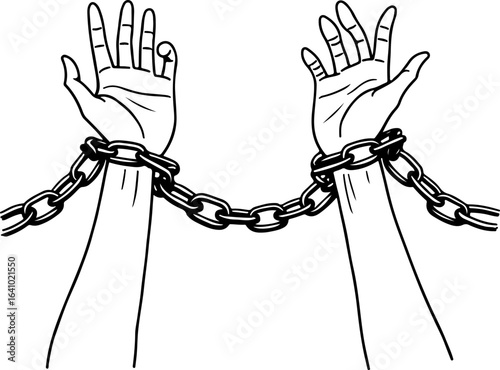 "Unchained: Rise of the Oppressed" vector graphics