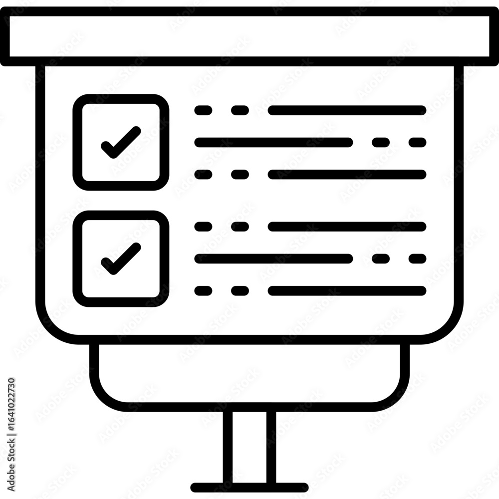 Fototapeta premium PresentationIcon Vector Element