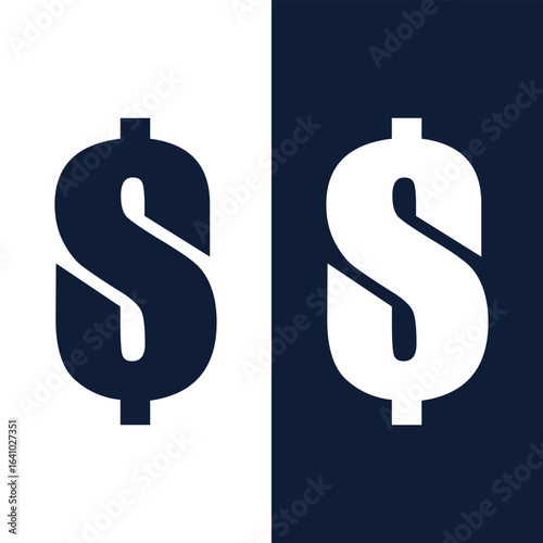 American Dollar Icon Vector Currency Symbol Stock Vector.