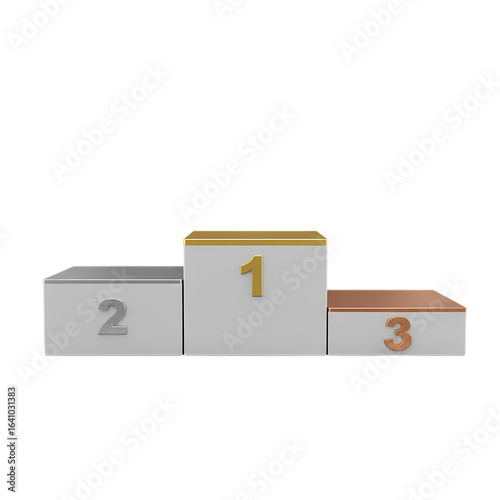 Victory Podium: Achieving Success, Competition, and Winning