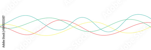 seamless wavy line pattern with curvy abstract squiggles in a psychedelic wiggle design. flat vector illustration isolated on white background .Vector illustration . in eps 10.