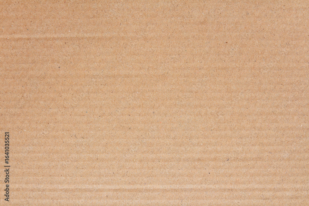 Fototapeta premium Cardboard sheet texture background, detail of recycle brown paper box pattern.