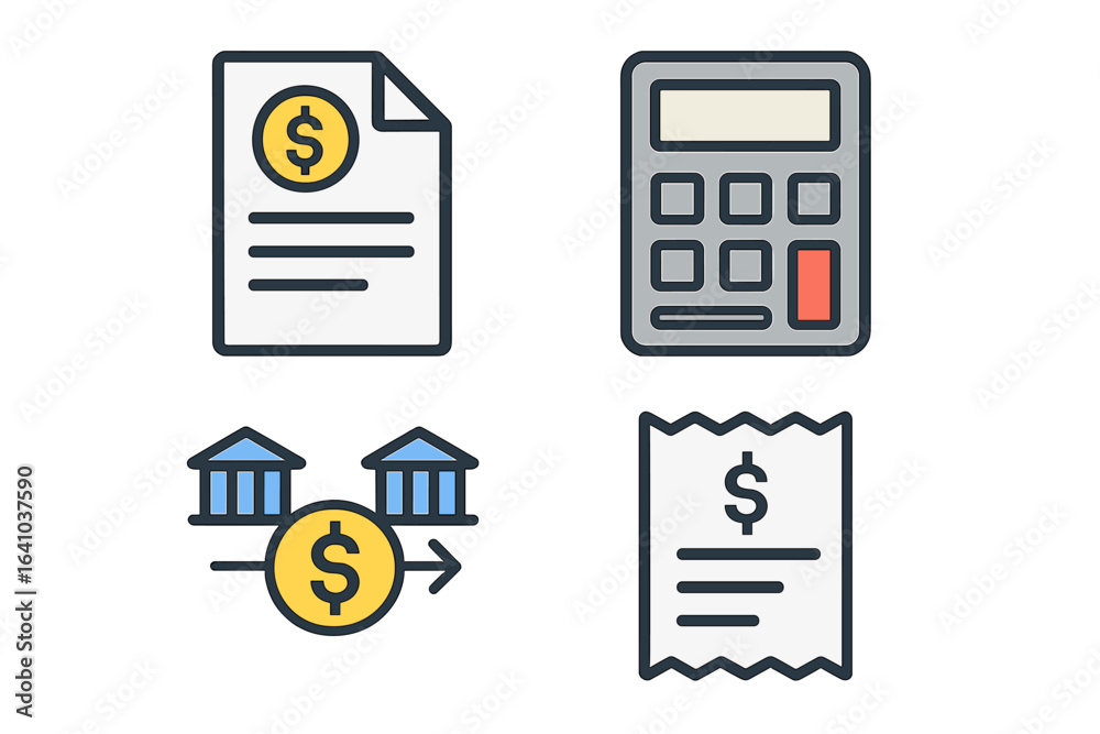 Financial documents and tools for budgeting and banking tasks Financial documents and tools for budgeting and banking tasks