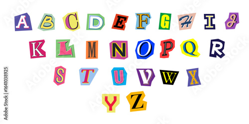 Magazine Cutout Letter