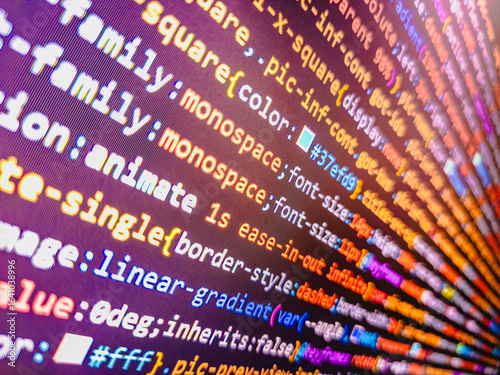 Internet security hacker prevention. Monitor your networked computers at the protocol level with a command line to prevent ransomware. Technology background. Digital technology background