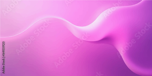 Abstract soft flowing pink and purple light waves and lines create a smooth, wavy art backdrop design