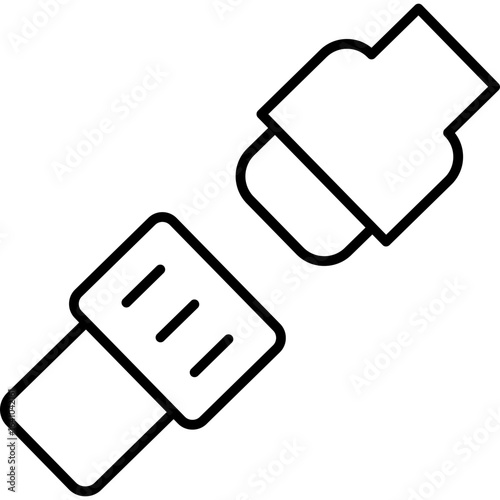 Seat Belt Icon Vector Element