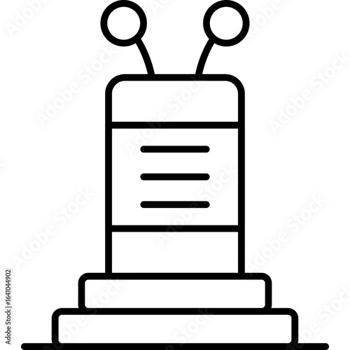 Tribune Icon Vector Element