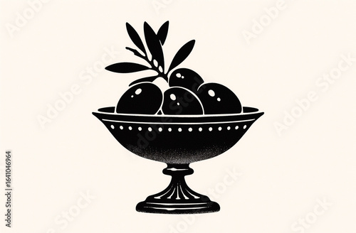 olive branch with olives