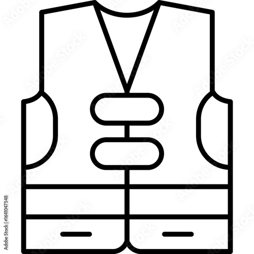 Life Vest Icon Vector Element