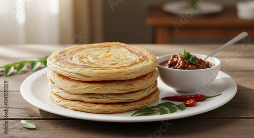 Malabar Parotta - A Flaky South Indian Flatbread