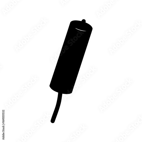 Silhouette of a dynamite