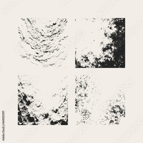 granulated vector retro texture dust web design template banner