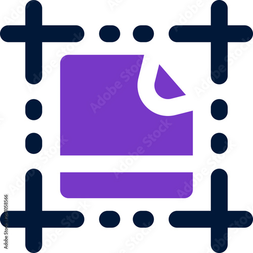 artboard duotone icon. Sleek and modern vector icon for websites, mobile apps, marketing materials, and corporate design. Fully scalable and ready to use.