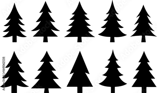 Christmas Tree Silhouette Bundle