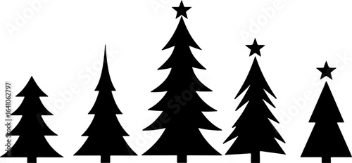 Christmas Tree Silhouette Bundle
