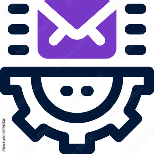 automation duotone icon. Sleek and modern vector icon for websites, mobile apps, marketing materials, and corporate design. Fully scalable and ready to use.