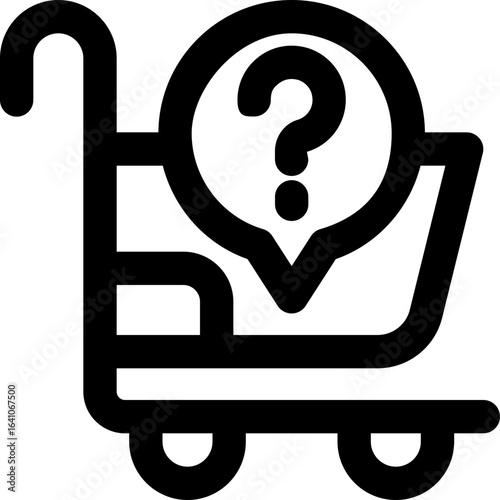 order line icon. Clean and minimalist vector icon for websites, mobile apps, presentations, and logos. Fully scalable and customizable for any project.