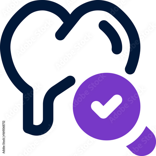 tooth checkup duotone icon. Sleek and modern vector icon for websites, mobile apps, marketing materials, and corporate design. Fully scalable and ready to use.