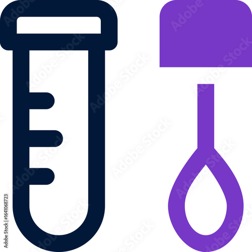 cotton swab duotone icon. Sleek and modern vector icon for websites, mobile apps, marketing materials, and corporate design. Fully scalable and ready to use.
