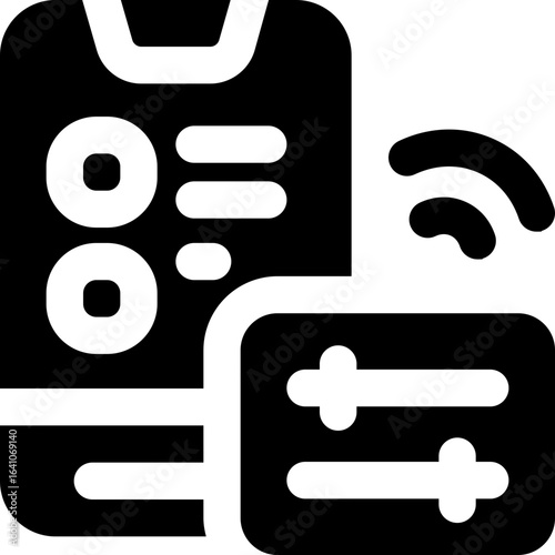 control glyph icon. Strong and solid vector icon for websites, mobile interfaces, presentations, and visual branding. High quality and easy to edit.