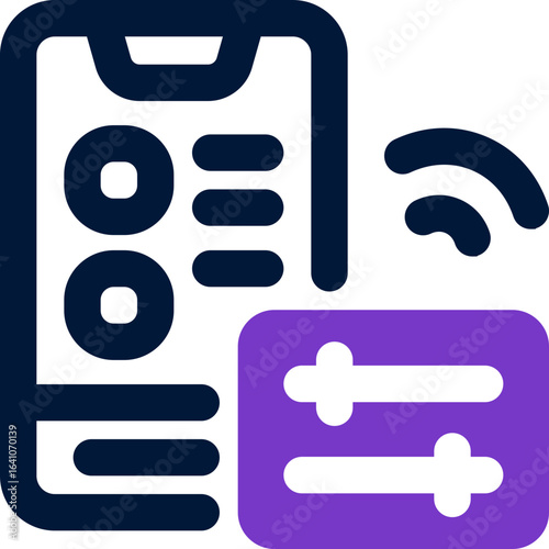 control duotone icon. Sleek and modern vector icon for websites, mobile apps, marketing materials, and corporate design. Fully scalable and ready to use.