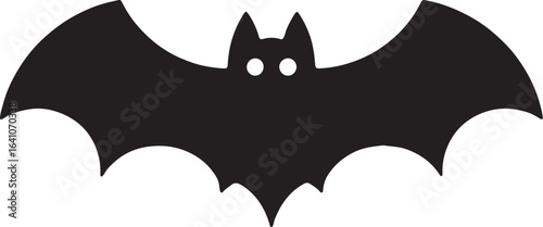 Bat Silhouette SVG | Halloween Flying Bat Vector Cut File