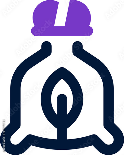 flour duotone icon. Sleek and modern vector icon for websites, mobile apps, marketing materials, and corporate design. Fully scalable and ready to use.