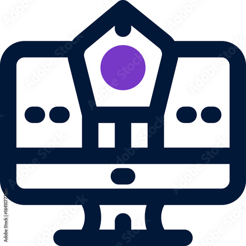 design duotone icon. Sleek and modern vector icon for websites, mobile apps, marketing materials, and corporate design. Fully scalable and ready to use.