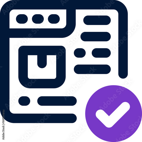 order duotone icon. Sleek and modern vector icon for websites, mobile apps, marketing materials, and corporate design. Fully scalable and ready to use.