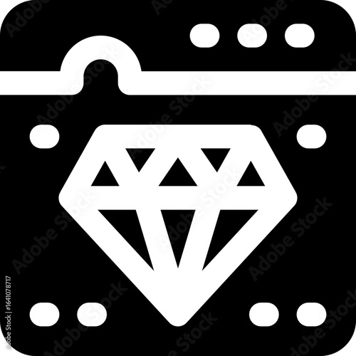 premium website glyph icon. Strong and solid vector icon for websites, mobile interfaces, presentations, and visual branding. High quality and easy to edit.