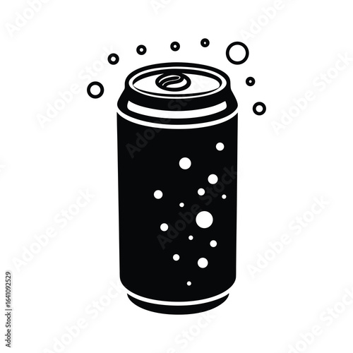  drinks clipart of soda can with bubbles