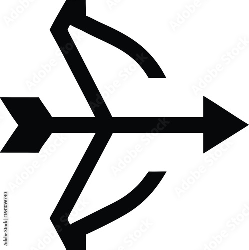 Vector design of a red peace symbol on a white background with a cancel button