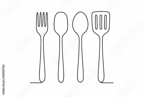 Vector illustration of Crockery