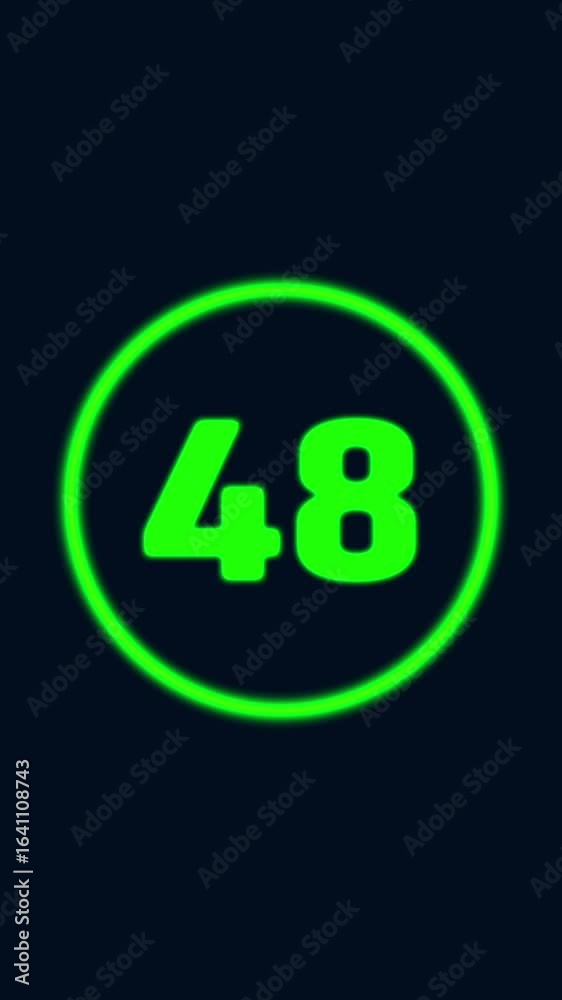 Glowing circle Countdown timer from 55 to 0 seconds real time. Modern flat design of countdown animation isolated on transparent background with alpha channel 55 Countdown Timer on black Background Glowing circle Countdown timer from 55 to 0 seconds real time. Modern flat design of countdown animation isolated on transparent background with alpha channel 55 Countdown Timer on black Background