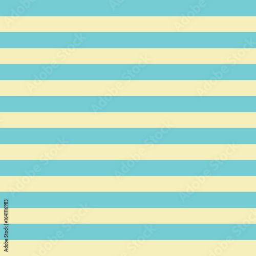 Teal and cream bold horizontal stripe seamless pattern background