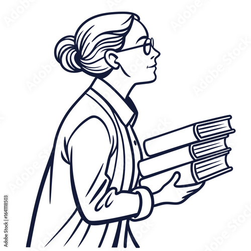 Wallpaper Mural sketch of a man in a cap Torontodigital.ca