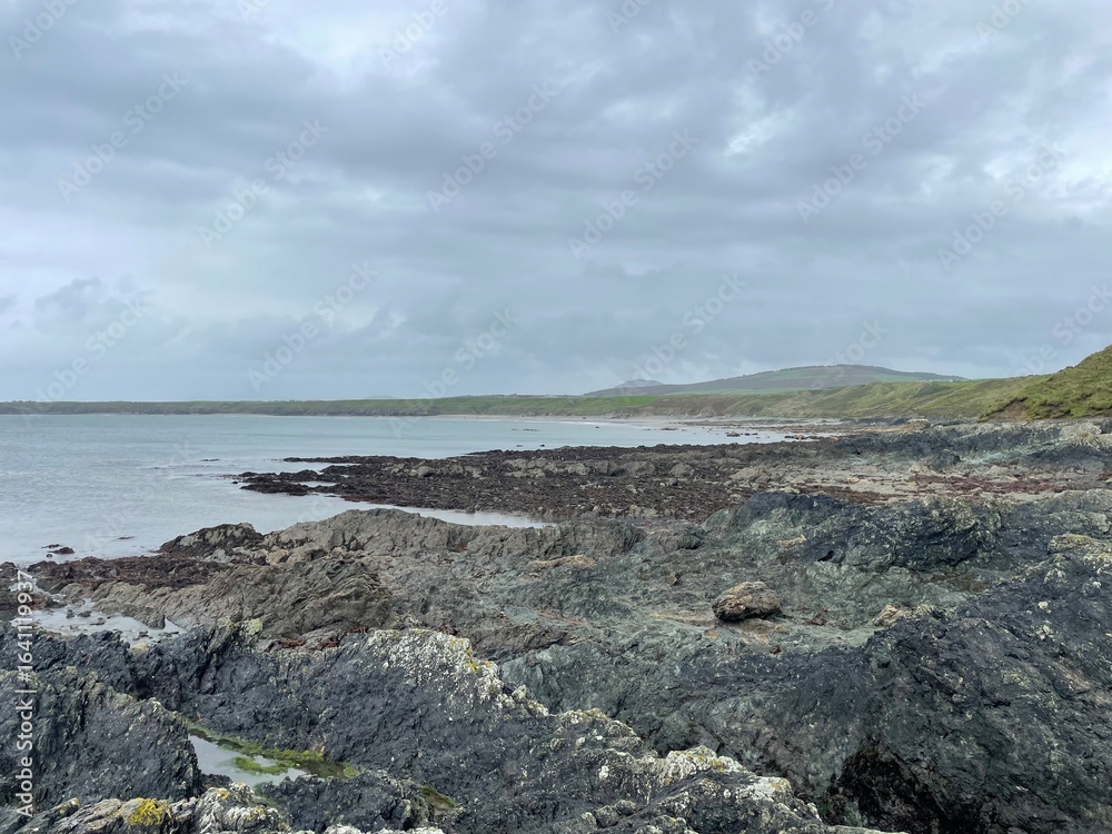 Fototapeta premium coastal landscape with rocks